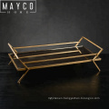 Mayco Custom Rectangular Wooden Food Serving Tray Set for Restaurant